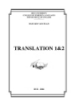 Giáo Trình TRANSLATION 1&2