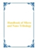 Handbook of Micro and Nano Tribology