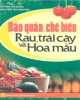 Ebook Bảo quản - chế biến rau, trái cây và hoa màu: Phần 2 - Huỳnh Thị Dung, Nguyễn Thị Kim Thoa