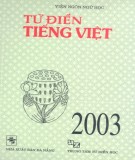 Ebook Từ điển tiếng Việt: Phần 1 – Viện ngôn ngữ học
