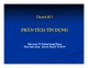 Bài giảng Nghiệp vụ ngân hàng thương mại: Chương 5 - TS. Trương Quang Thông