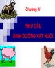 Bài giảng Dinh dưỡng động vật: Chương 4 - TS. Lê Việt Phương