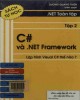 Ebook .NET toàn tập (Tập 2: C# và .NET Framework) - Phần 2